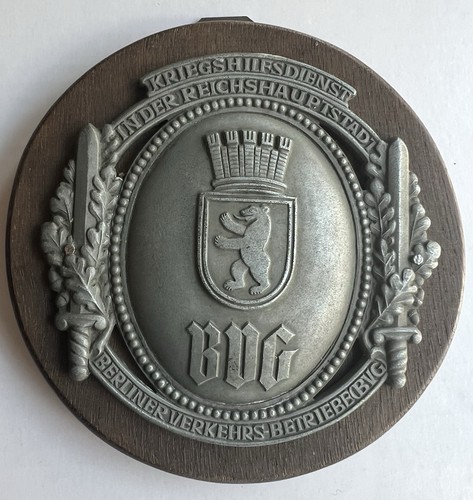 Plakette ehrengeschenk bvg - ehrengeschenk,