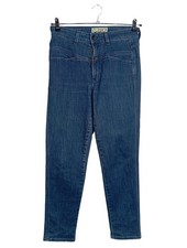 CLOSED High Waist Jeans Damen Jeans Gr. DE 36 dunkelblau Casual-Look