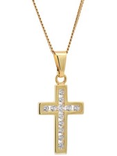 Anhänger Kreuz massiv 333 -8