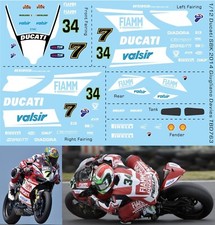1/12 Decals für Ducati Panigale 1199 SBK 2014 Chaz Davies Giugliano TBD763
