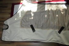 Abschwitzdecke mit Kreuzbegurtung  Paradedecke Einzelstück  Rückenlänge ca 145