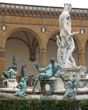 Wandbild: Historischer Brunnen