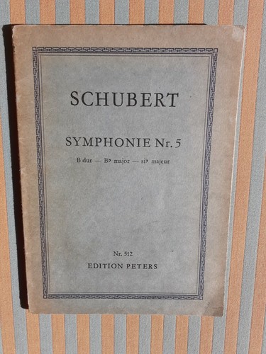 Schubert symphonie b dur - symphonie, 5