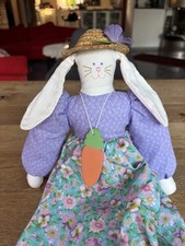 Plüschhase Stoffhase Osterhase Hallmark Deko Kuschelhase Puppe Mit Kleidung