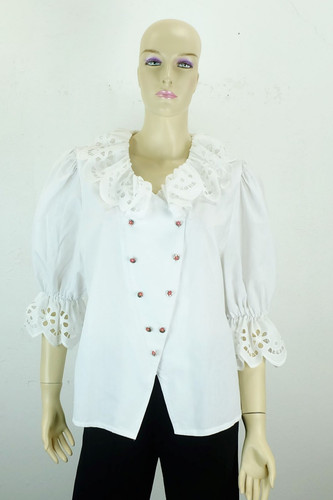 Vintage bluse 80er jahre - jahre, l
