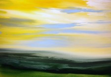 Abstrakte Malerei Landschaft