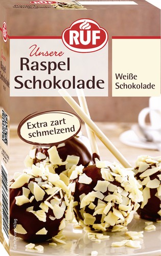 Ruf raspel schokolade weiß - raspel,