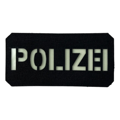 Polizei lasercut patch fluor - lasercut,