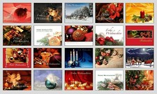 20-2400 Weihnachtskarten Set Weihnachts-Postkarten Weihnachtspostkarten