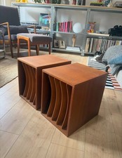 2 TEAK VINTAGE MID CENTURY