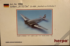 Herpa 1900 Junkers JU 52/3m