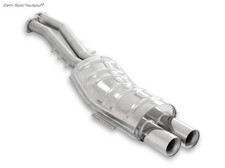 Eisenmann Edelstahl Sportauspuff + VBR BMW 3er E36 M3 2x83mm scharf