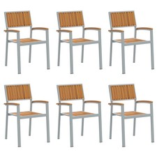 8x modern stapelstuhl - 8x,