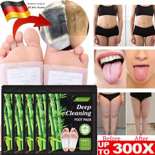 10~300Stk Entgiftungspflaster Fusspflaster Foot Pads Detox Pflaster Bambusessig