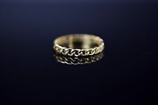 Damen Kettenring aus 333er Gelbgold - Ringgröße 52