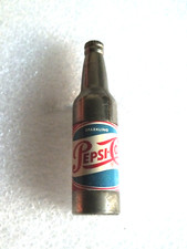 Vintage alte Metall - Mini - Flasche - Werbeartikel von  PEPSI - COLA - MG 26