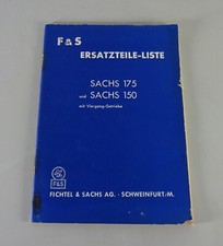 Teilekatalog / Ersatzteilliste F&S Sachs 150 & 175 Motor Stand 06/1954