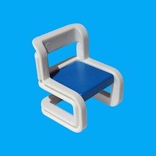 Playmobil - Kinderstuhl Stuhl - weiß / blau - aus 9453 9455 9456 9811