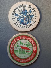 2 x VK NK Bierdeckel ROTHENKIRCHEN Hansveiten Brauerei    LKR Kronach