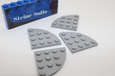 Lego (c) 4x runde Platte 4x4 -