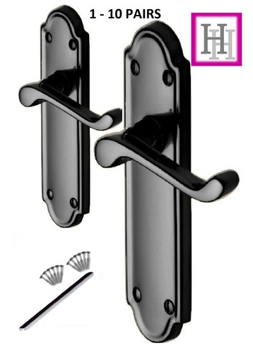 Türdrücker schwarz nickel - schwarz,