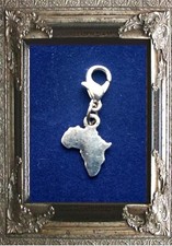 Charm anhänger karte afrika - karte,
