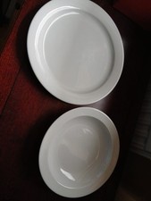 Bauscher Gastro 2 Teller (flach u. tief) weiß