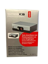 SpeaKa Professional Audio Stereo-Vorverstärker.