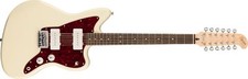 Squier Paranormal Jazzmaster XII 12-saitige E-Gitarre - Olympic White