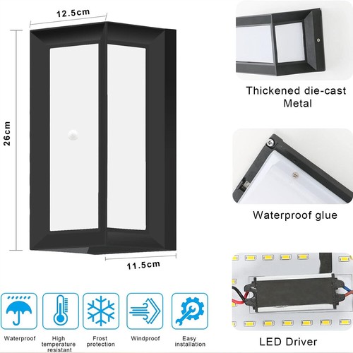 Led außenleuchte mit - led,