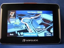 MyGuide 4328 GPS sat nav UK Europe, Australia and New Zealand maps, , Used; Very