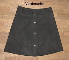 Kurzer velours lederrock - velours-, /