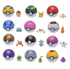 Pokemon Figuren Set Pokeball Action 12 Stück / Spielzeug Minifiguren Pikachu
