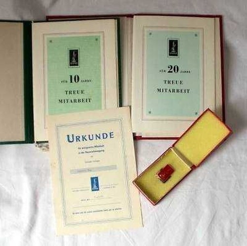 Ddr treue dienst abzeichen - ddr,