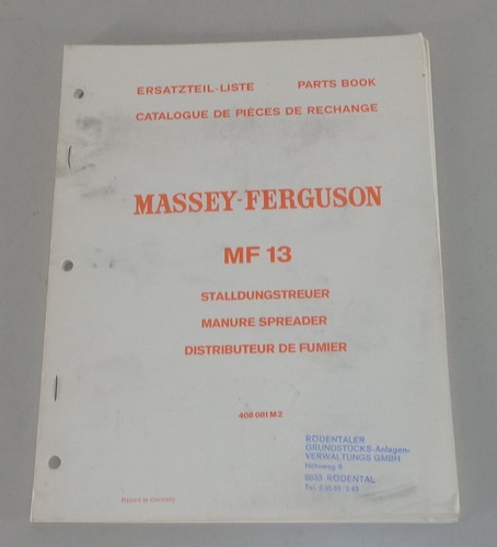 Teilekatalog massey ferguson - massey,