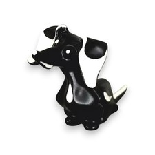 Kleine Porzellan Dackel Figur