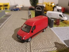 Herpa VW Crafter Kasten Rot Hochdach Mittel Lang 1:87