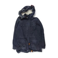 Adidas Neo Parka Damen L Schwarz Winter Jacke Kunstfell Kapuze Teddyfleece 