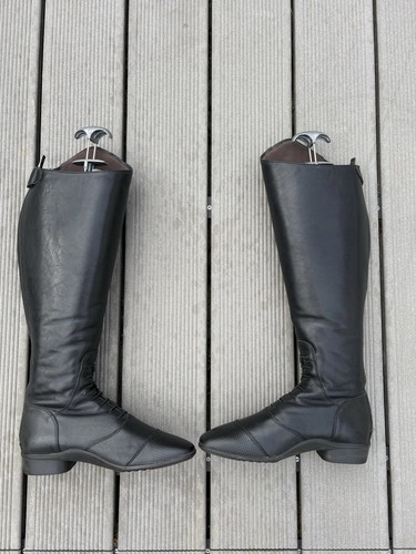 Lederreitstiefel lösdau black - lederreitstiefel,