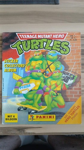 Turtles 1990 panini sticker - turtles,
