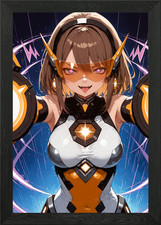 Anime Girl with Futuristic