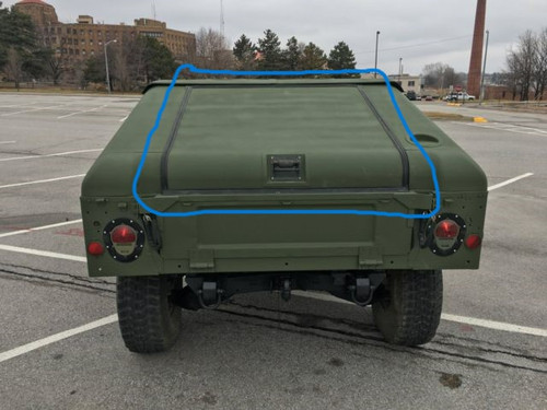 Dichtung slantback neu hmmwv - dichtung,