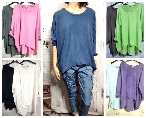 Damen langarm shirt vokuhila - shirt,