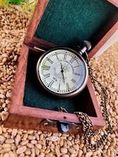Vintage Messing Taschenuhr mit