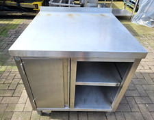 Gastro Edelstahl Arbeitstisch Edelstahltisch 90x80x90cm (HxBxT)