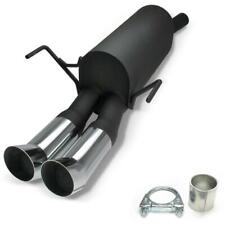 Stahl Sport Auspuff Endschalldämpfer Opel Astra H 2x76 rund DTM Edelstahl Endroh