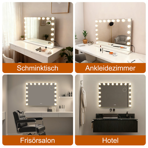 18led 80x60cm hollywood - 80x60cm,