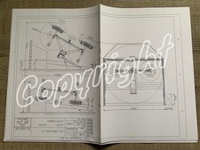 Bauplan Technische Zeichnung Karussell VORTEX MelPark DIN A3 - Kirmes Modellbau