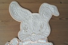 Sander DeckchenTischset Ostern Gr.ca.22x16 Hase wie neu unbenutzt soo süß