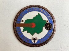 ADAC Plakette Rallye Plattling Niederbayern 1974 Messing Emaille top !